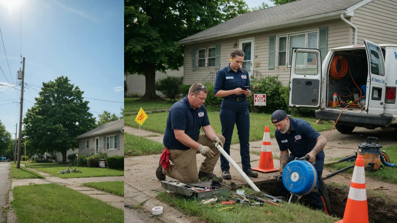 Sewer Line Repair in Derby Line, VT near me